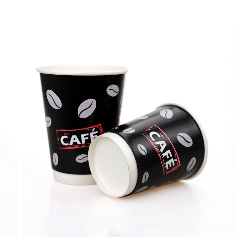 

14 OZ/400ml Disposable Coffee Double Wall Paper Glass With Lid