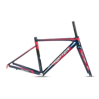 

China bike parts 700C aluminum road bicycle frame with carbon fork