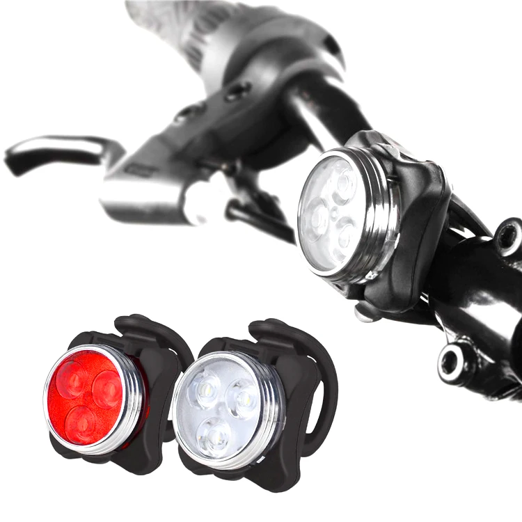 

Free Samples Luces Para Bicicleta Wholesale Headlight USB Rechargeable Front Rear Bike Lamp Set Led Bicycle Light For Sale