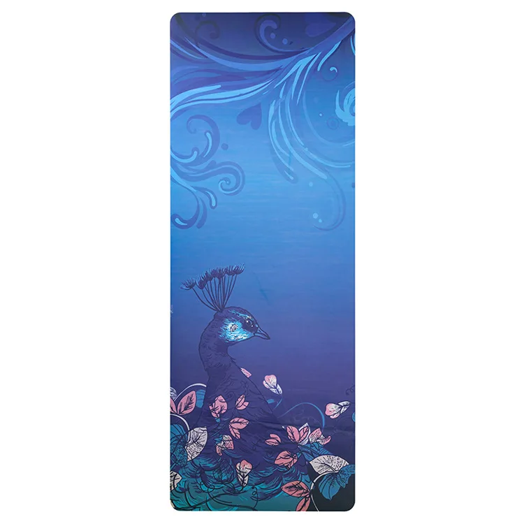 

eco-friendly Professional design non slip exercise gym fitness 5mm custom PU rubber yoga mat