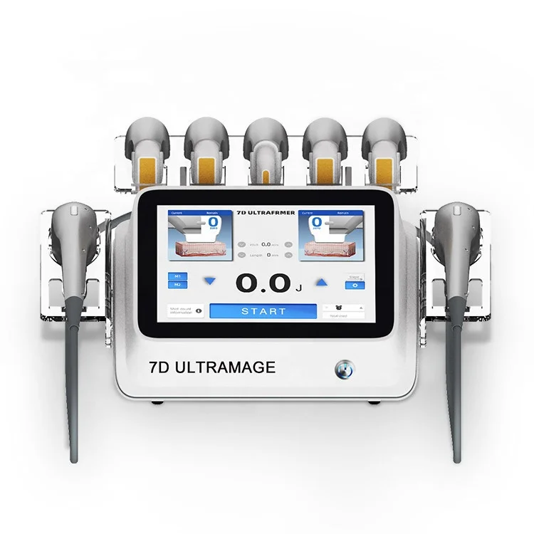 

Professional 2 handles ultrasound 7D machine face lifting for sale 2021