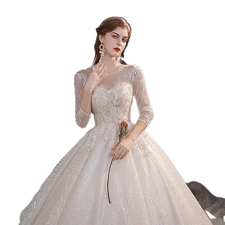 

Special Design for Bridesmaid Dress Lace Grenadine Wedding Dress Hot Sale Fashion Women Sexy Bride OEM Anti Custom White Vintage