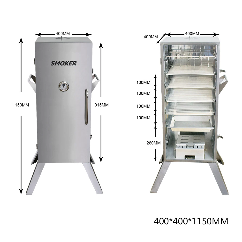 Factory Price Chicken Electric Smoker Grill Rotisserie Oven Vertical Charcoal Grill Bbq Smokers