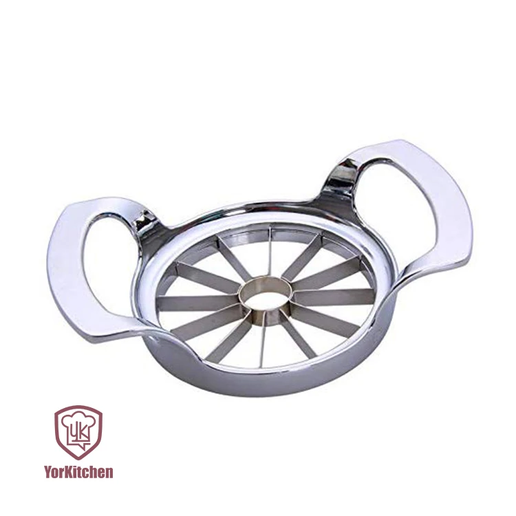 

Stainless Steel Apple Slicer and Corer 12-Blade Extra Large Apple Corer Stainless Steel Ultra-Sharp