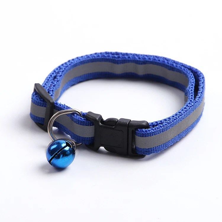 

Pet Collar Cute Cat Bell Collars Adjustable Nylon Ribbon Collar for Cats Small Dogs Neck Strap, Customized color