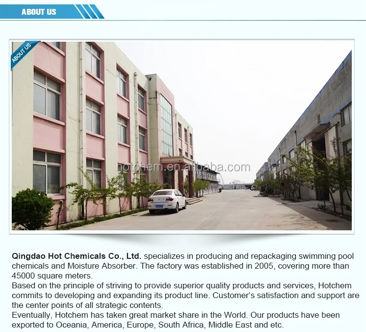 Moisture Absorber Calcium Chloride flake/pellet REACH certificate