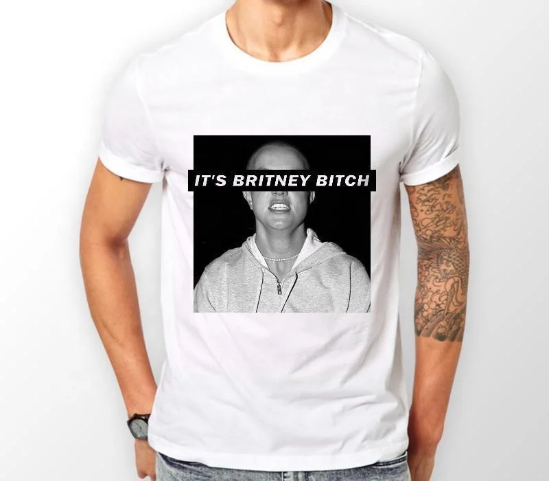 

Wholesale IT'S BRITNEY BITCH SPEARS MENS WOMENS UNISEX TSHIRT FUNNY TUMBLR HIPSTER SLOGAN Casual Cotton men t shirt streetwear, Picture shows