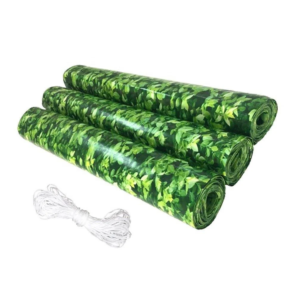 

Hot Sales Anti-UV Faux IVY Weather Resistant 15ft x 2.83ft with 15ft ropes PVC Balcony Screen Fence Cover Privacy Fence Screen, Anthrazit,green,grau,buchsbaum,schiefer,stein-optik ,ziegelsteinetc