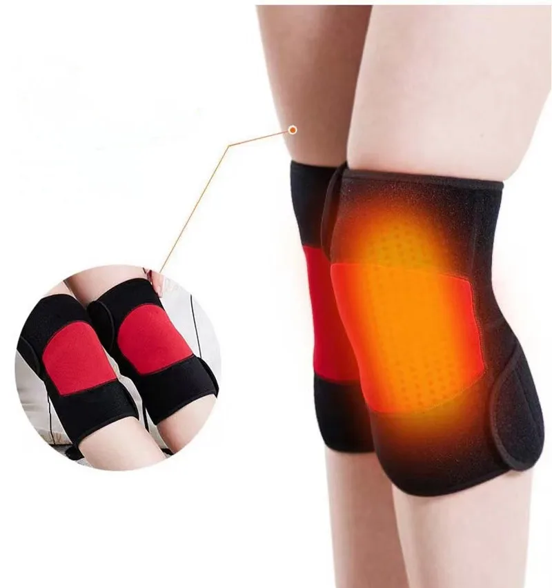 

Heating Knee Pad Tourmaline Magnetic Heated Knee Brace Wrap Therapy Knee Support Braces for Arthritis Pain