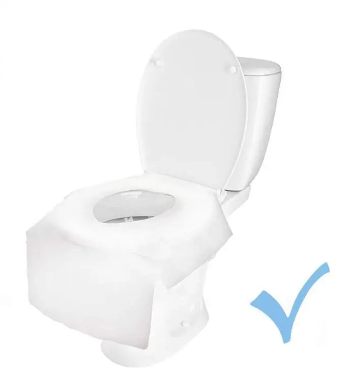 

Safety Material Portable Disposable Toilet Mad Transparent Flushable Disposable Toilet Seat Cover