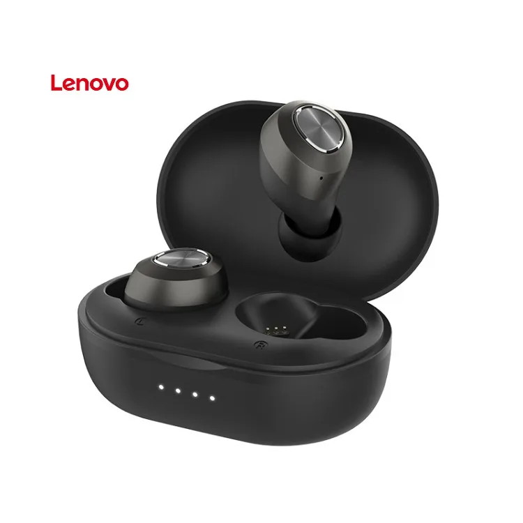 

Official Original Lenovo HT10 TWS Earphone HD Stereo Noise Cancelling Gaming Headset Lenovo HT10 Earpones, Black