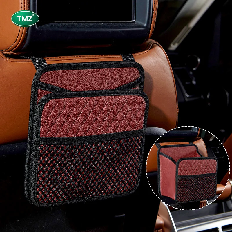 

Hot Car Internal Accessories Hanging Trash Bags Storage Box Outdoor Auto Garbage Bags Portable Litter folding trash bin for Car, Customized color