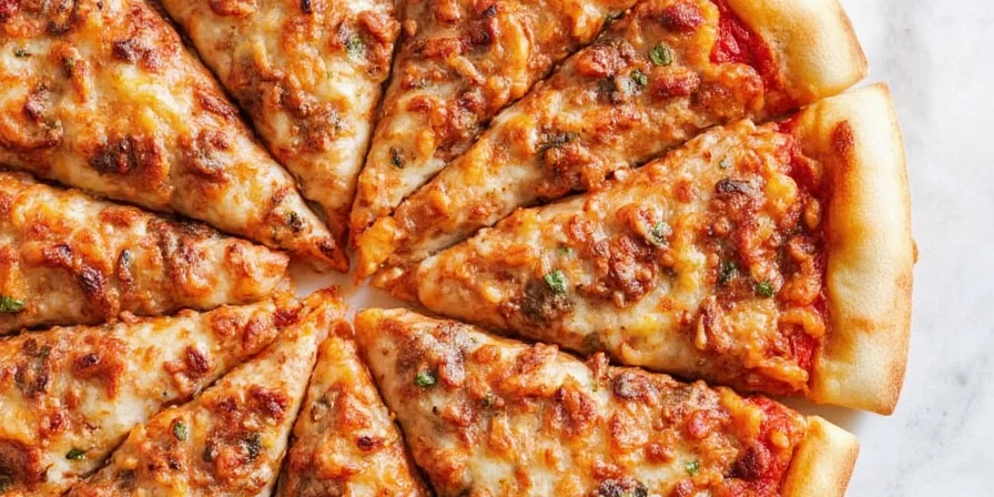 Step-by-step visual guide showing how to apply spices during different stages of pizza-making.