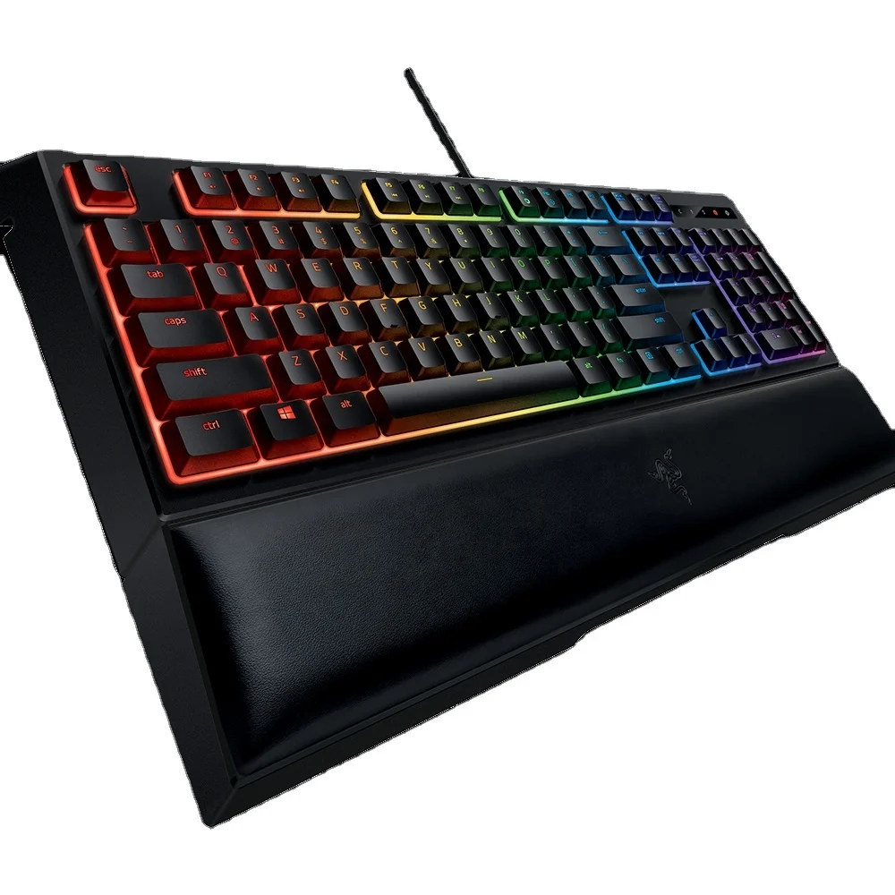 

Razer Ornata V2 Mecha-membrane gaming keyboard RGB Backlighting Keyboard with Multi-function Digital Wheel and Media Keys