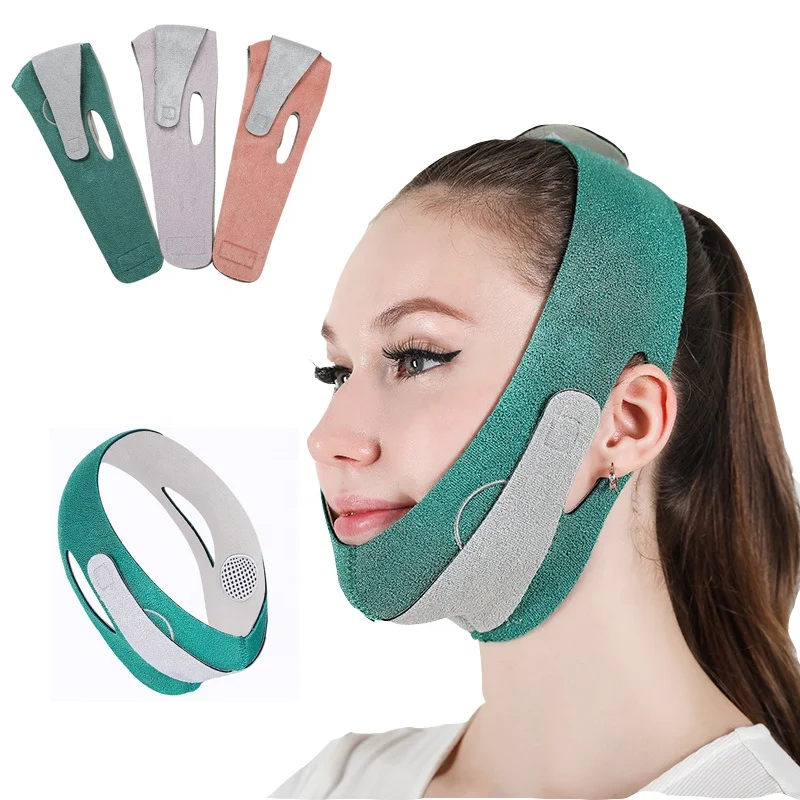 

Facial Slimming Strap Graphene V Line Face Lift Up Band Anti Wrinkle Eliminates Sagging Anti Aging Face Shaper, Green, pink,orang