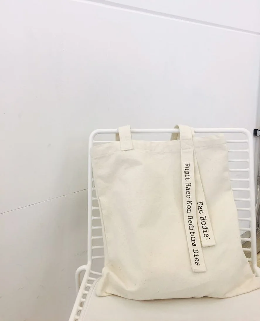 

2021 Stylish Canvas Tote Bag Soft Cotton Women Handbag Print Vintage Shoulder Bags