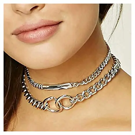 

Wild Double-layer Necklace Street Fashion Necklace Clavicle Twisted Necklace for Women