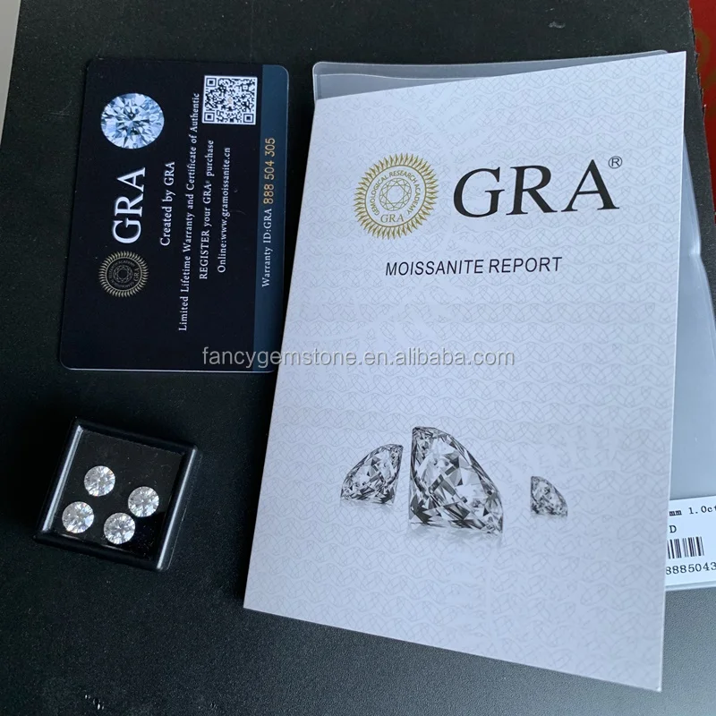 Gra Certificate/book Moissanite Diamond - Buy Moissanite Diamonds ...