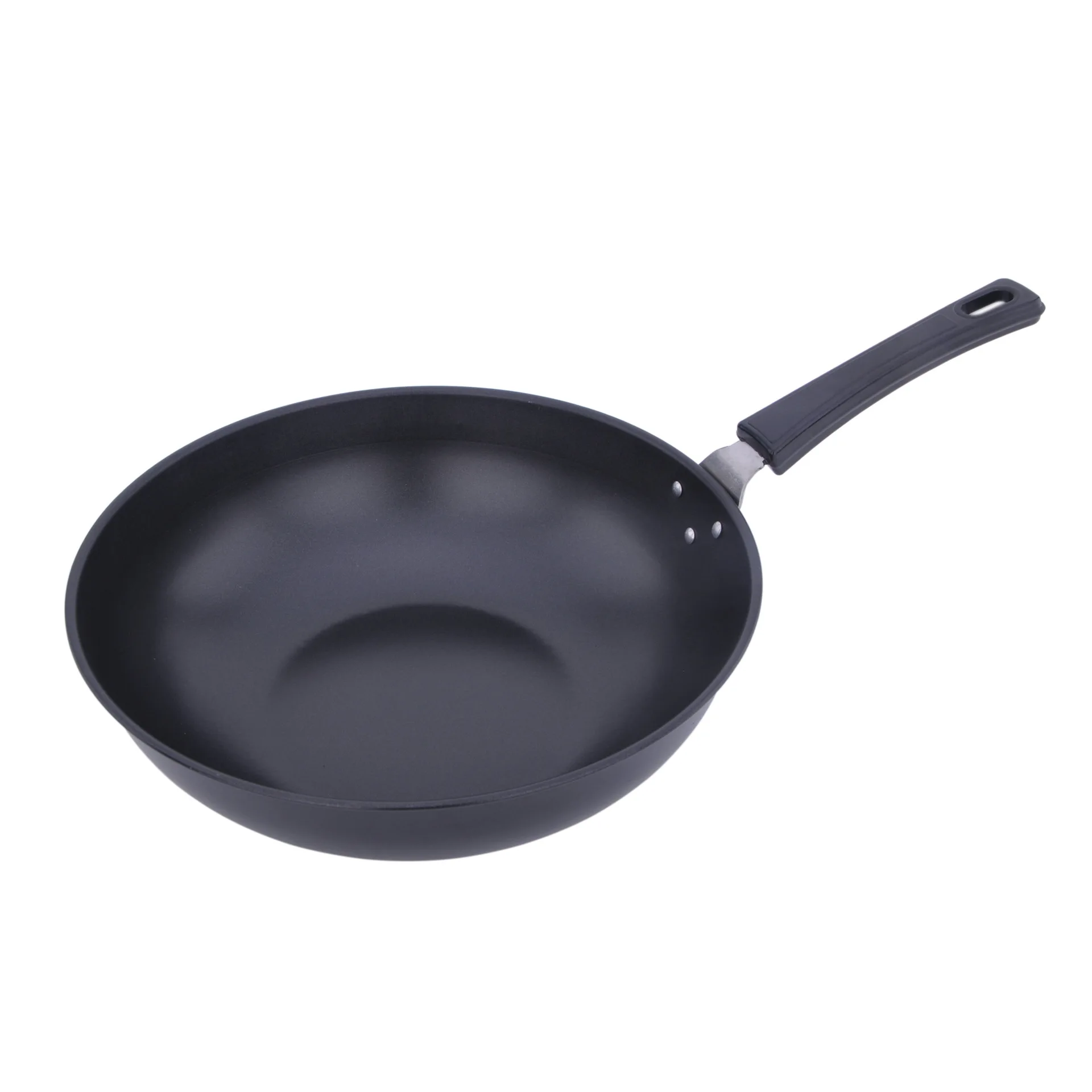 

frying pan non stick cast iron ruso hand hammered black steel thick iron wok