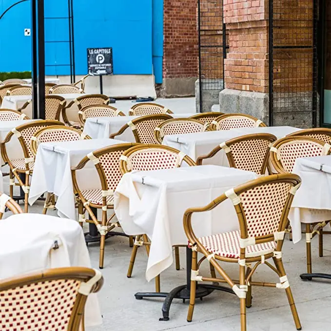 Many Colors 100 Polyester Bistro Table Cover Tablecloth Ideal For