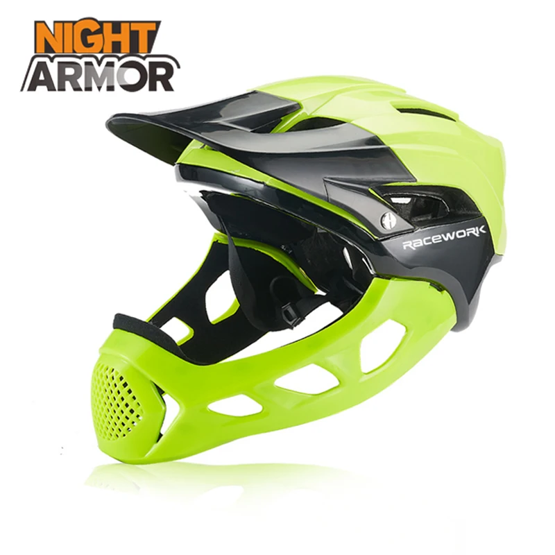 

New mountain cross-country bike full face helmet extreme sports safety helmet