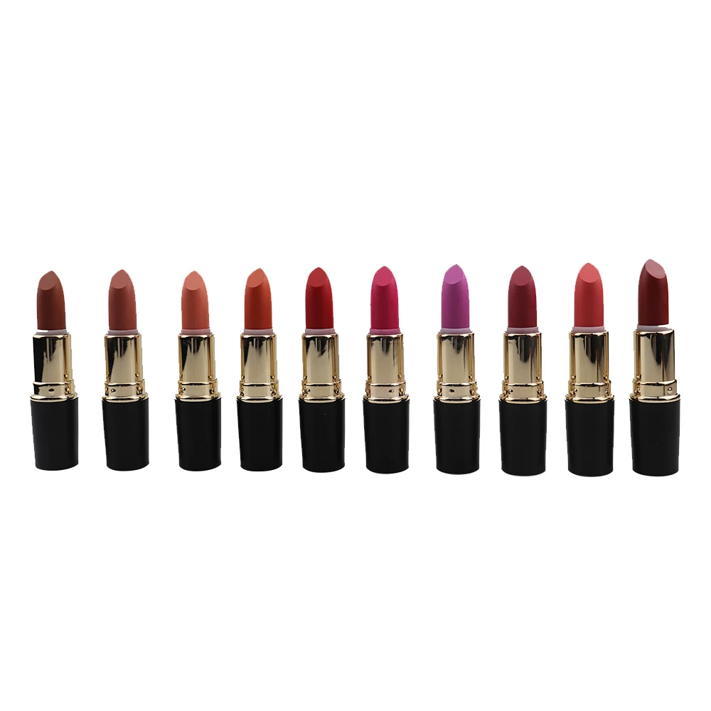 

Factory price with low MOQ cosmetics lipstick private label 20 colors matte lipstick