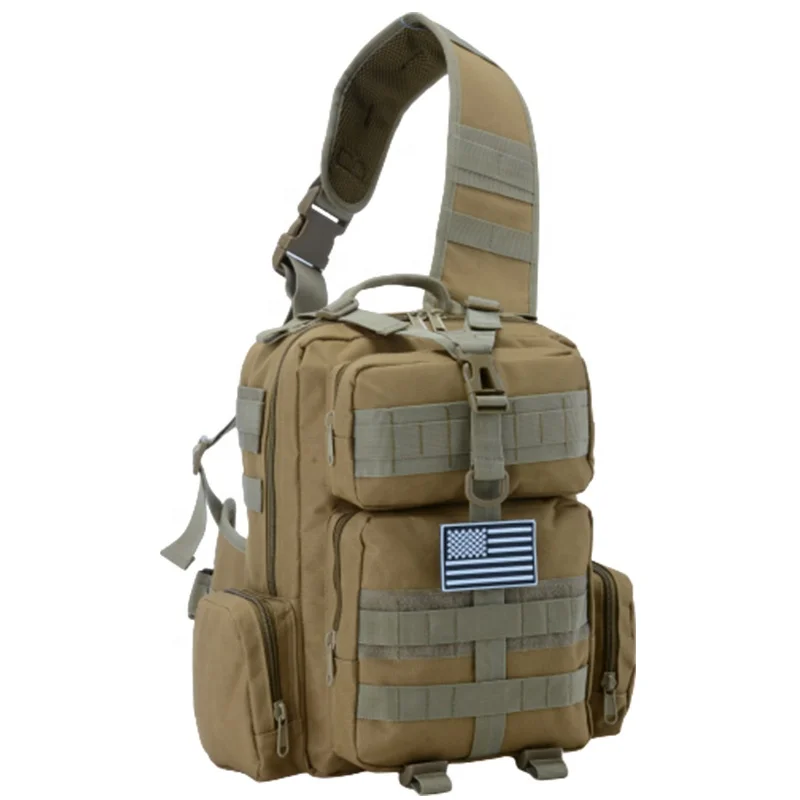 

LUPU Sling messenger bag, camouflage waterproof tactical sling bag,Chest bag