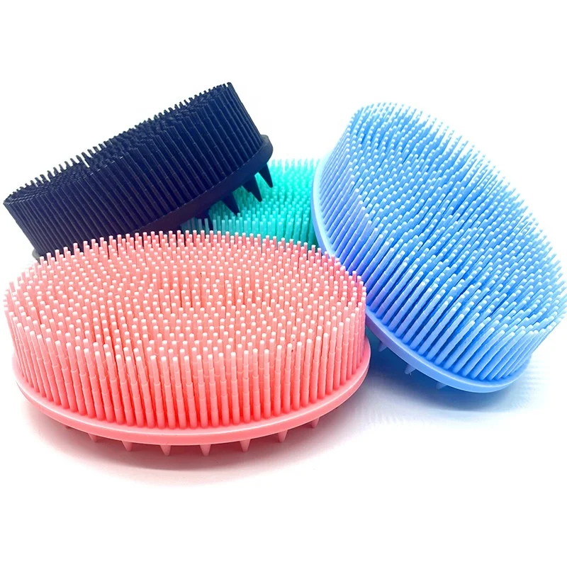 

Yaeshii Wholesales Prices Body Care Eco-friendly Soft Baby Bath Massage Silicone Bath Scalp Brush, Customized color
