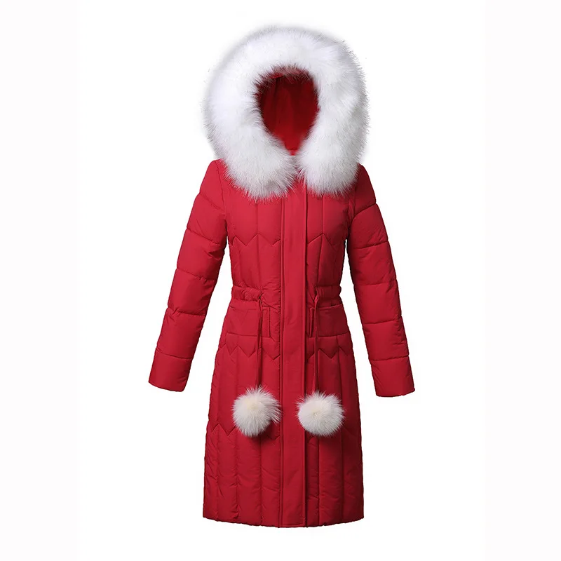 

Accept Custom 100% Polyester Women Ladys Winter Quilted Long Padding Down Jacket Coat Woman Clothing, Picture