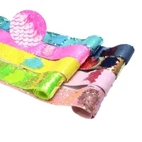 

25 Yards Per Roll Summer Colorful Reversible Sequins Personalized Midi Sequin Ribbon 75mm