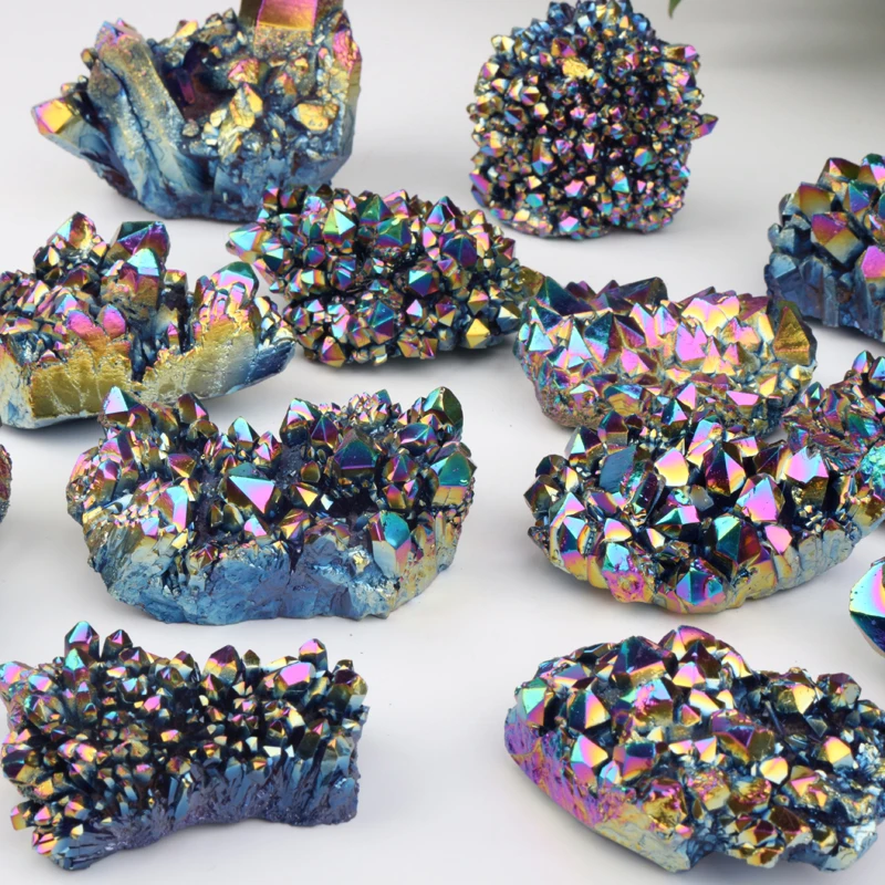 

High Quality Natural Crystal Cluster Aura Quartz Cluster For Healing