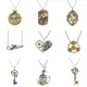 Steampunk men necklace key pendant, vintage steampunk jewelry