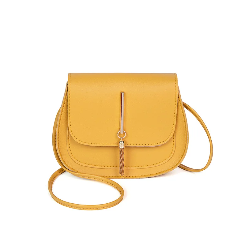 

Fashion Small Crossbody Bags for Women 2019 Mini PU Leather Shoulder Messenger Bag for Girl Yellow Bolsas Ladies Phone Purse