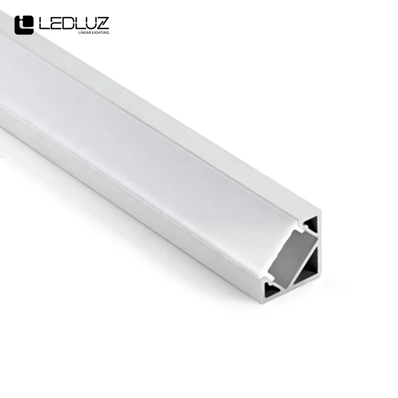 ALP007-R V Shape Corner Aluminum LED Profile For Kitchen Cabinet Lighting