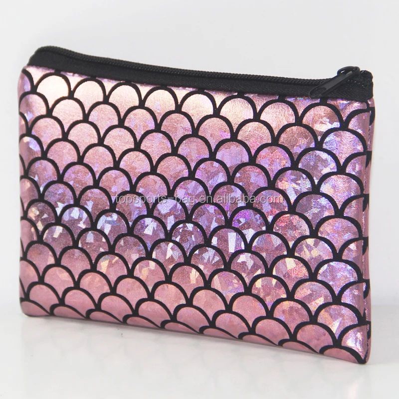 

Pink Mermaid Water-resistant Travel Organizer Toiletry Pouch Cosmetic, Multicolor