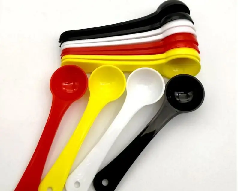 

1g Professional Plastic 1 Gram Scoops/Spoons For Food/Milk/Washing Powder/Medcine White Measuring Spoons