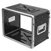 ABS 17" Rack Case 12U Mountable Shallow Transport Flight Cases Stackable ABS Rack Flight Case Shallow 12U Space Rack Case