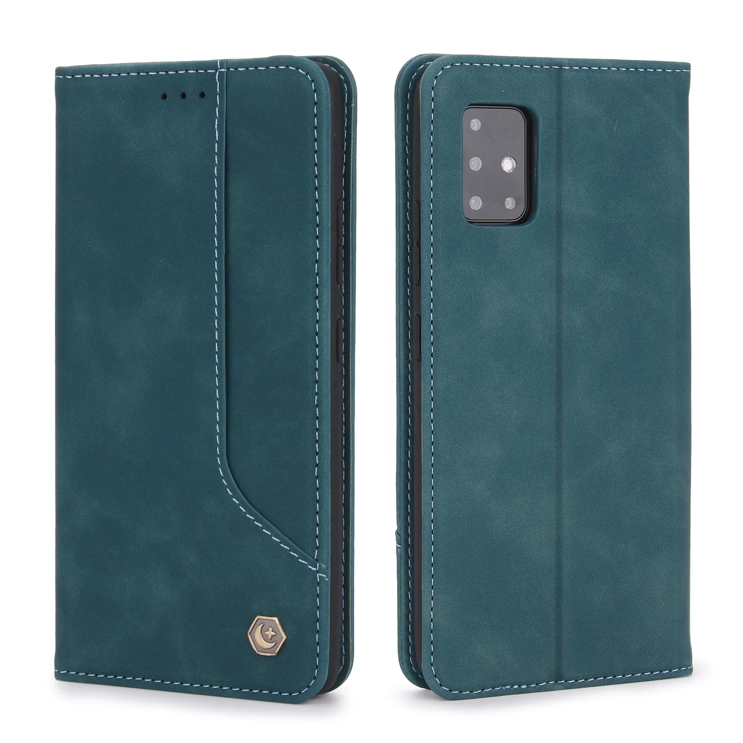 

Custom Fashion Magnetic Card Flip Wallet Leather Cell Phone Case For Samsung A10 A10S A10E A20 A30 A20S A20E