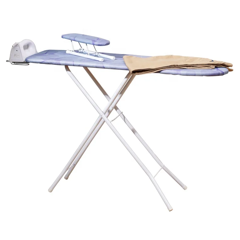 Foldable Adjustable Height Extra Stable Legs Large Wood Ironing Board