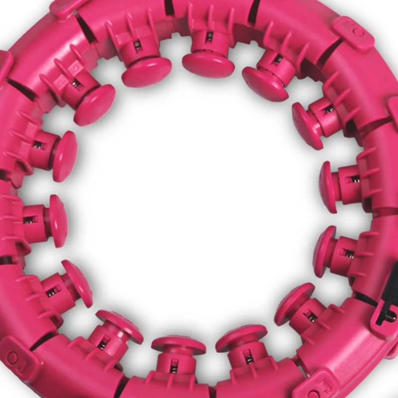 
Home gym equipment smart hula hoop lose weight detachable sports fitness hula hoop ring with exercise ball auto-spinning 