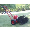 Artificial grass carding machine