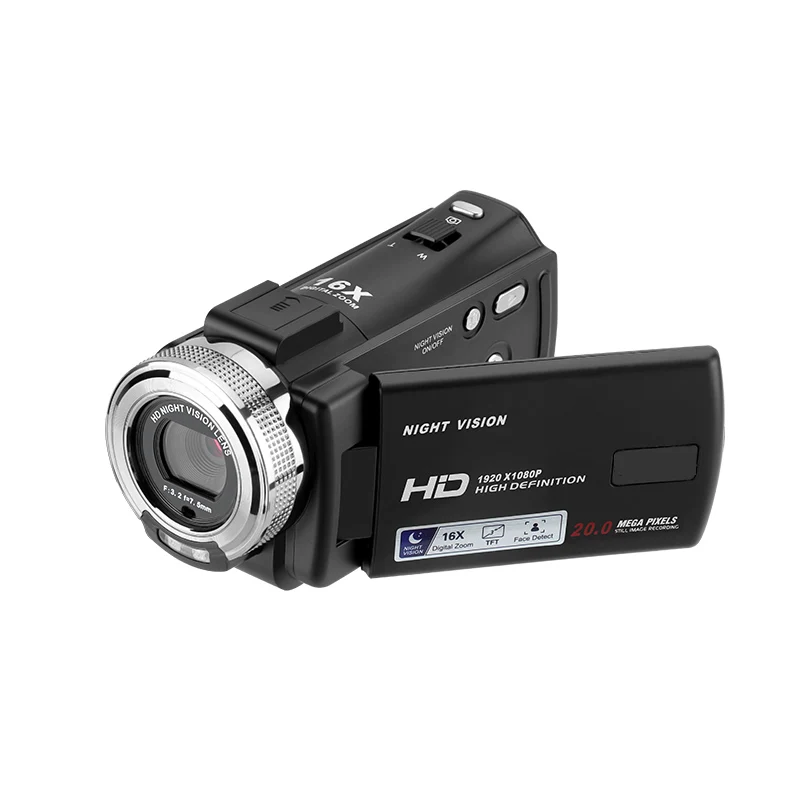 

2020 Good Quality Video Camcorder 192x01080P Full HD and IR Red Night Vision 3" Screen