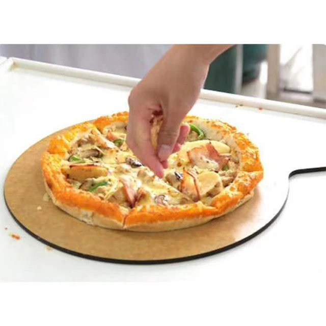 

Manufacturer Wholesale Wood Fiber Restaurant Round Pizza Board cutting Board chopping board, Customized color