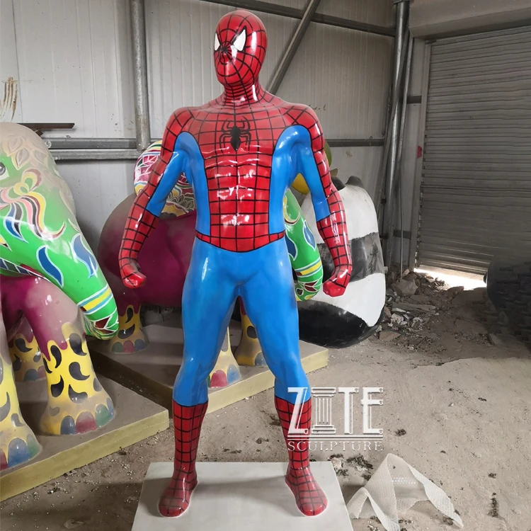 Action Figure Life Size Fiberglass Movie Super Hero Sculpture Resin