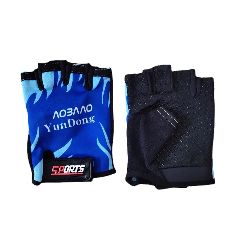 

Printed Fitness Bike Riding Motorbike Gloves Racing Men Motorcycle Bicycle Sports Outdoor Half-finger Gloves Sunscreen Breathabl, 12 colors to be choosed