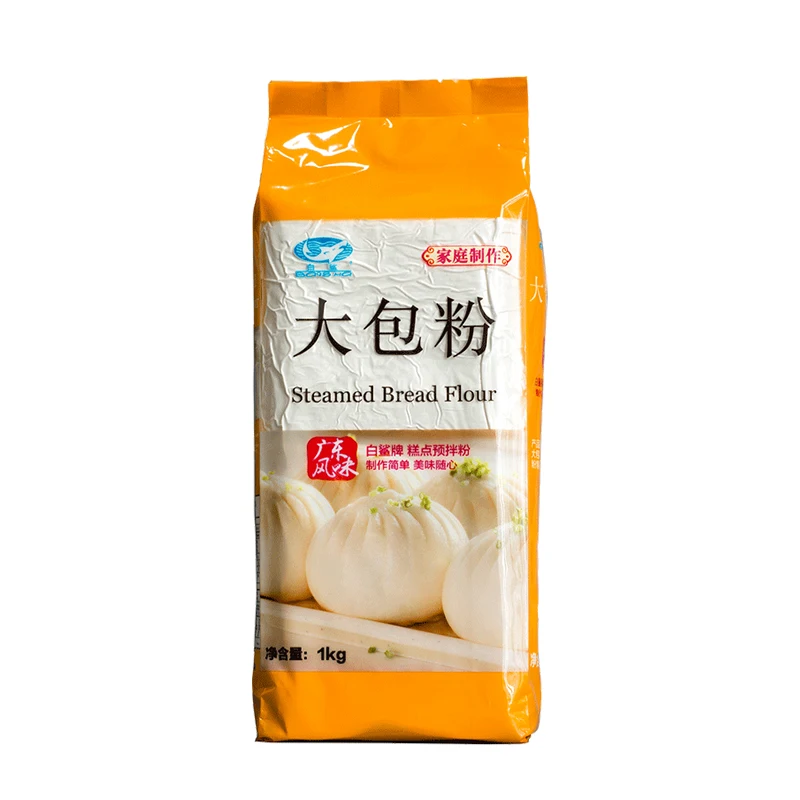 

Xingwang BP320 premixing wheat flour powder making steamed bread for restaurant 1kg * 10 bags per carton from Baisha Famous Bran, Pure white