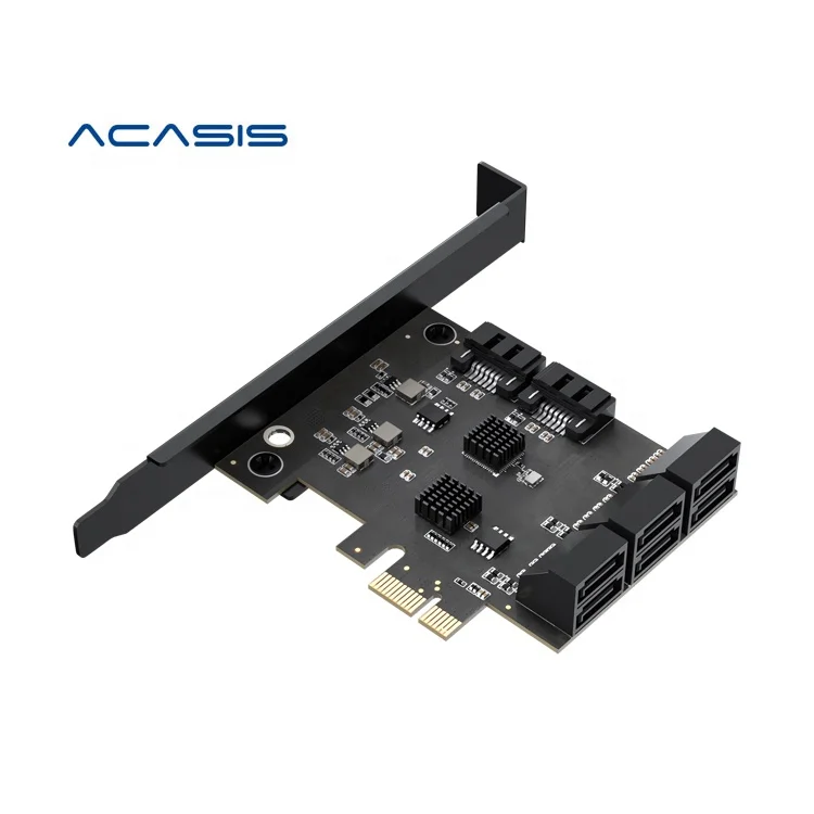 

ACASIS High Quality Hot-Selling 6Gbps 8 Port PCIE To SATA 3.0 Expansion Card for laptop & macbook hrad drive