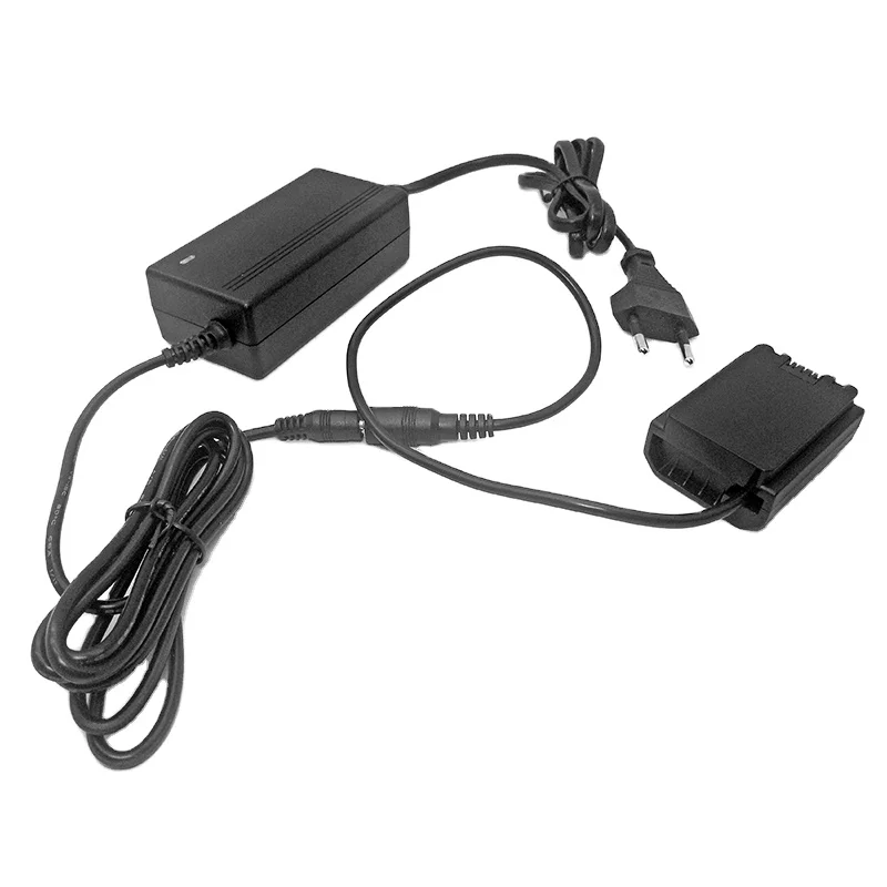 

AC Power Adapter + NP-FZ100 DC Coupler NP FZ100 full decoding Dummy Battery For Sony Alpha 9 A9 ILCE-9 A7RIII A7 III Cameras, Black