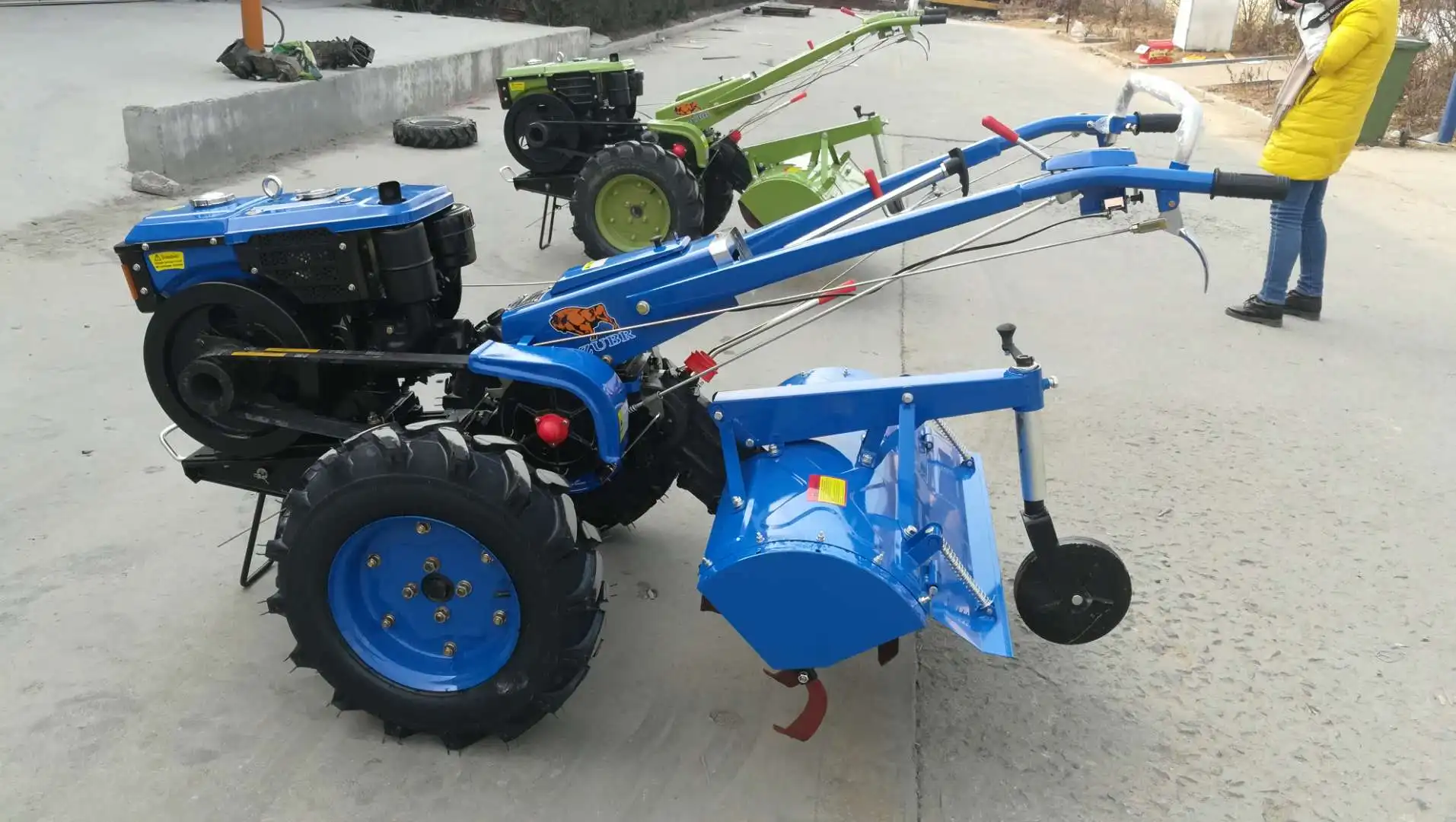 101 Sh Hand Tractor With Plow And Rotary Tiller Buy Second Hand