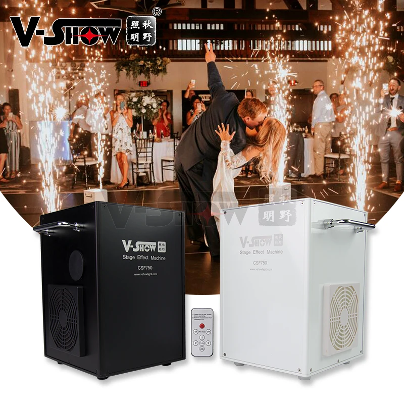 

shipping from USA warehouse 2pcs 750w cold spark machine Wedding Digital Fireworks Sparkler Fountain cold fireworks machine